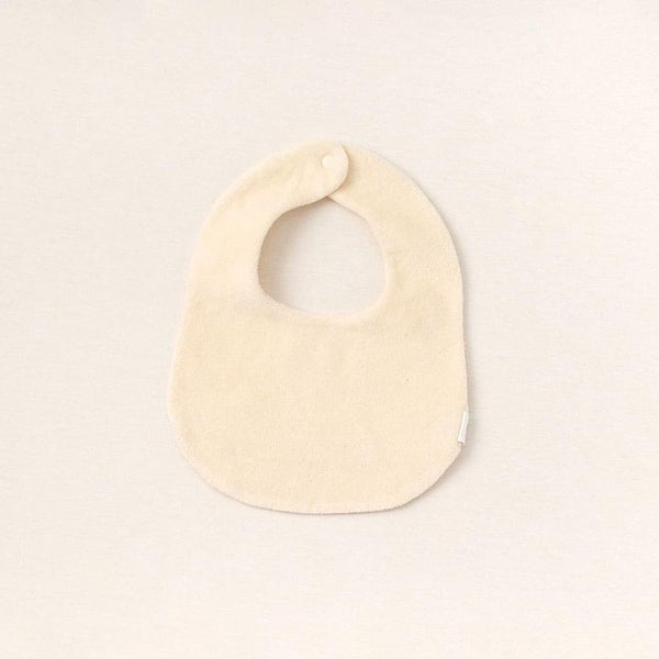 オーガニックコットン ベビー【編みモチーフ】接結フライスとパイルのスタイ
