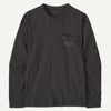 オーガニックコットン メンズ・ロングスリーブ・ミッドウェイト・'95 オーバル・ロゴ・ポケット・Tシャツ