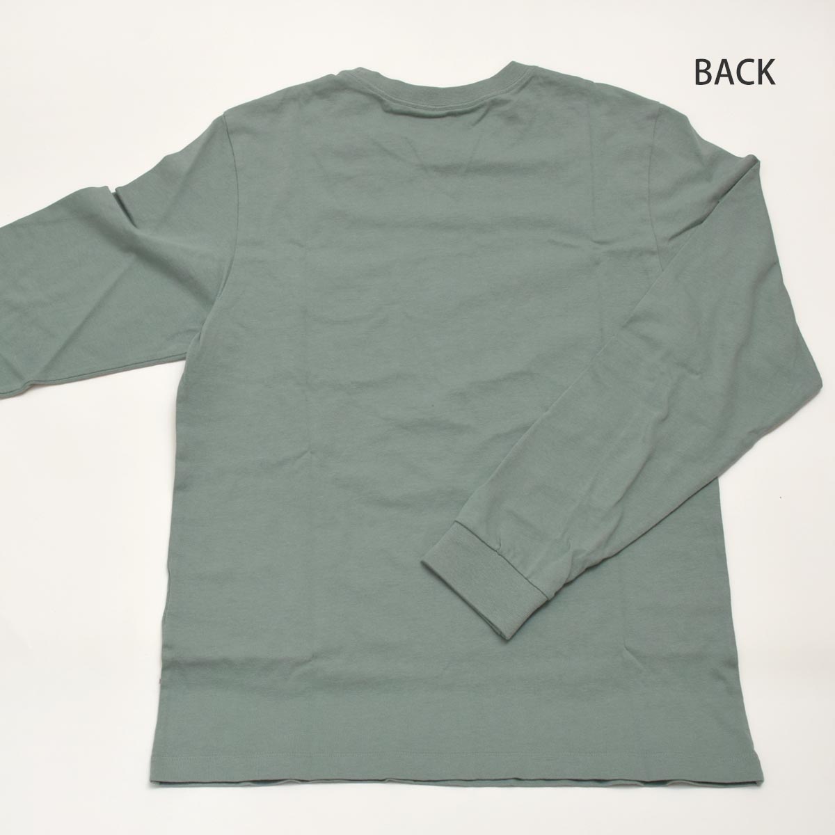 オーガニックコットン メンズ・ロングスリーブ・ミッドウェイト・'95 オーバル・ロゴ・ポケット・Tシャツ