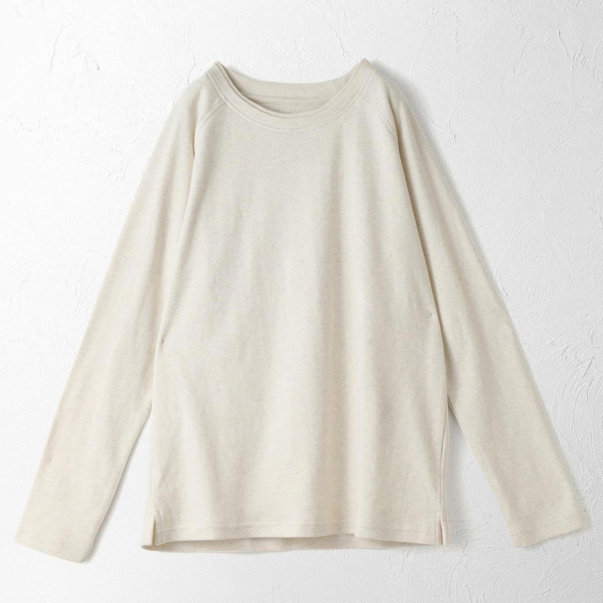 オーガニックコットン ロングスリーブトップ
