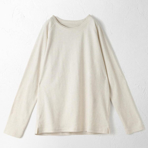 オーガニックコットン ロングスリーブトップ