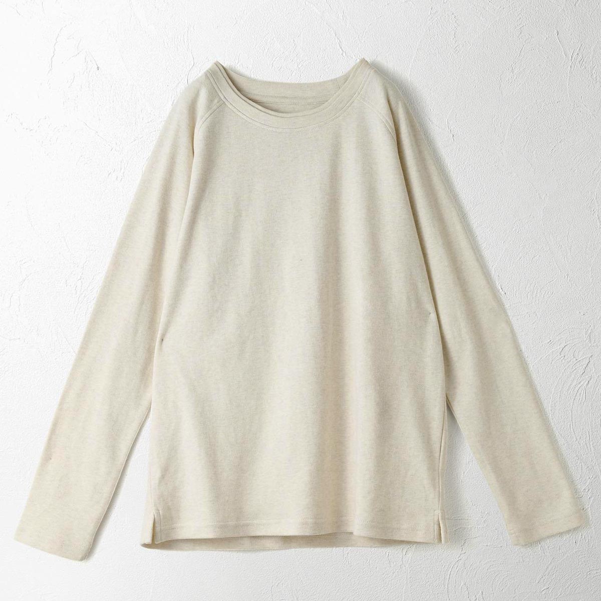 オーガニックコットン ロングスリーブトップ