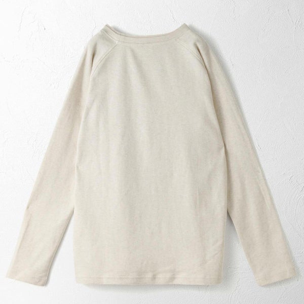 オーガニックコットン ロングスリーブトップ