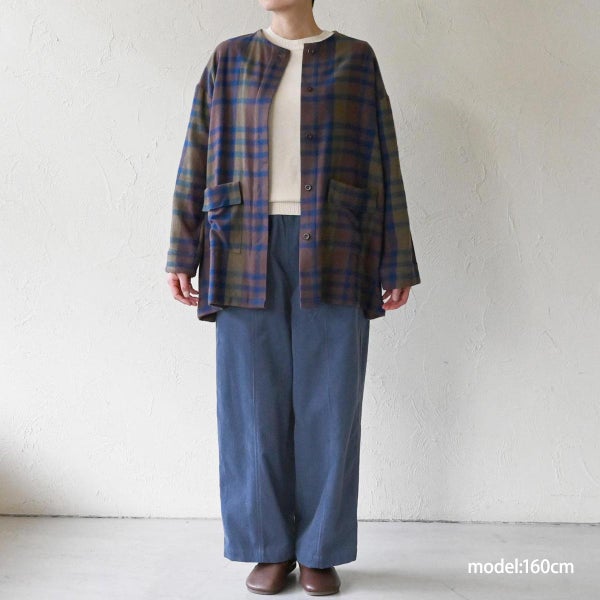 オーガニックコットン コーデュロイパネルパンツ