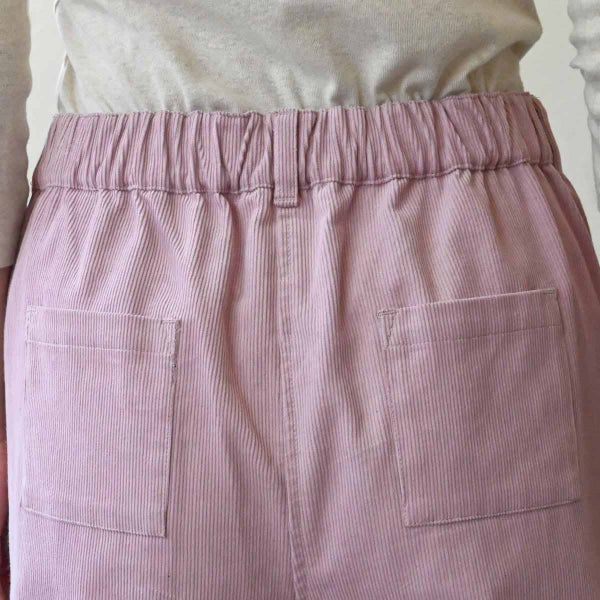 オーガニックコットン コーデュロイパネルパンツ