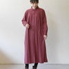 オーガニックコットン フランネルシャツワンピース