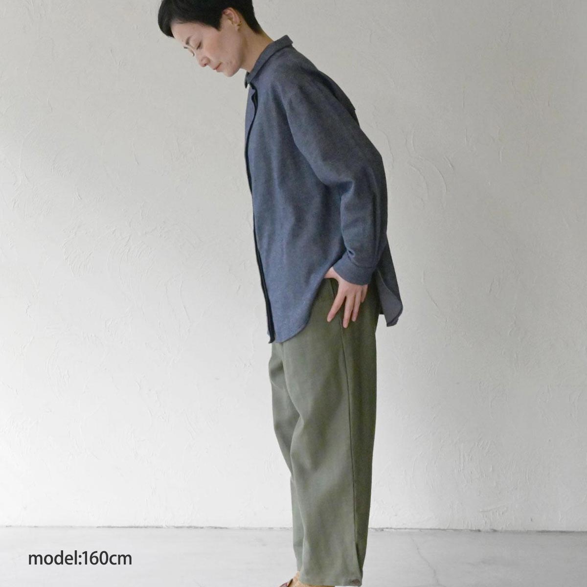 オーガニックコットン フランネルヒヨクシャツ
