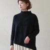 オーガニックコットン コンパクトファネルネックトップ