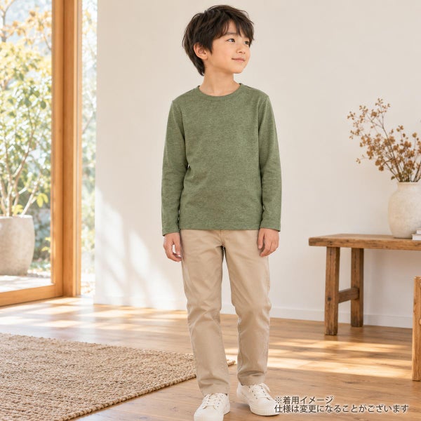 ーガニックコットン キッズ フィットＴシャツ（長袖）