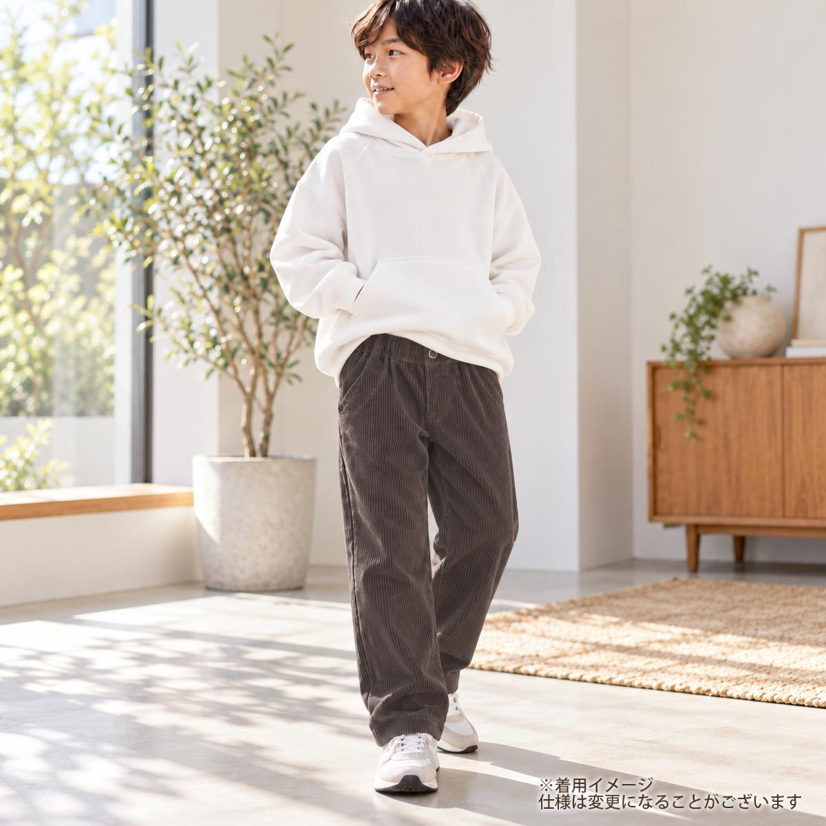 オーガニックコットン キッズ コーデュロイパンツ