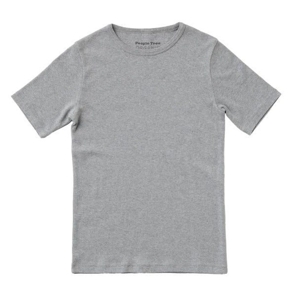 オーガニックコットン ベーシック クルーネック半袖Tシャツ